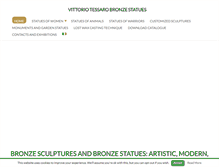 Tablet Screenshot of italianbronzestatue.com